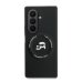 Karl Lagerfeld PU Karl and Choupette Heads Magnetic Case Магнитный защитный чехол для Samsung Galaxy Z Fold 7 / чёрный