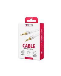 Forever Audio AUX провод 3.5 mm -> 3.5 mm 1m Белый