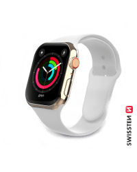 Swissten Cиликоновый Pемешок для Apple Watch 1/2/3/4/5/6 / SE / 42 мм / 44 мм