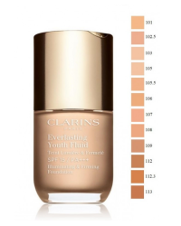 Clarins Everlasting Youth Fluid Illuminating & Firming Foundation База под макияж 112.5 Caramel / 30 ml