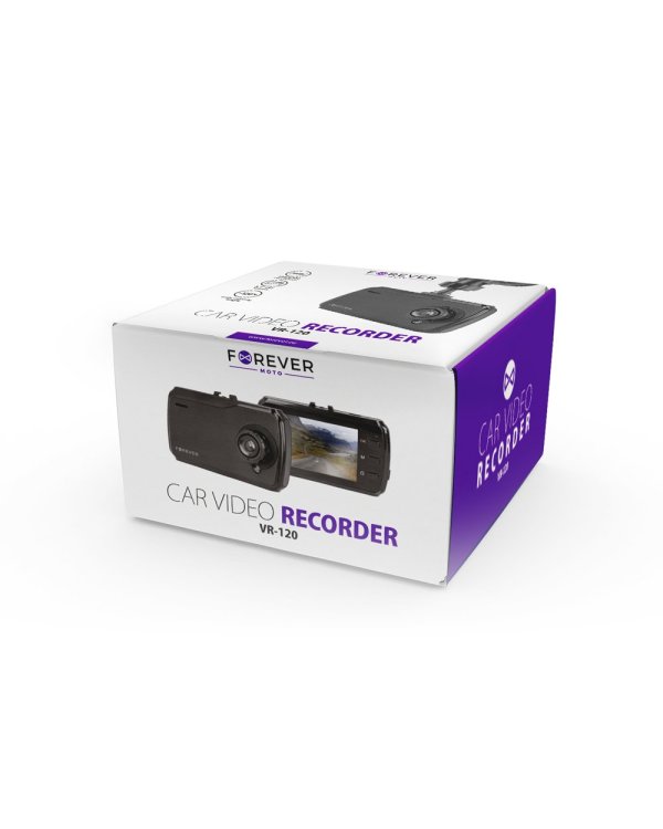 Дополнительное изображение книги «FOREVER VR-120 Видео регистратор HD / microSD / LCD 2.4'' + держатель»