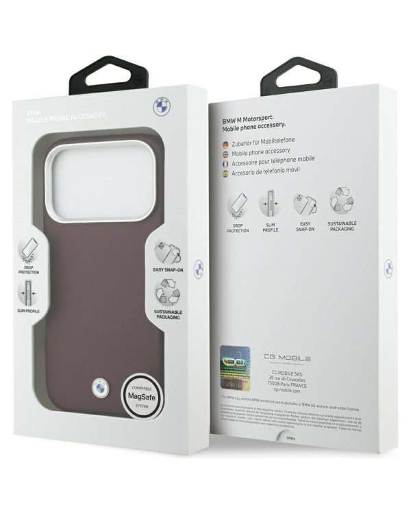 BMW Sign Full Wrapped Metal MagSafe Case Защитный Чехол для Apple iPhone 17 Pro