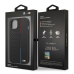 BMW Коллекция M BMHCP13STRTBK Back Case Кожанный Чехол для телефона Apple iPhone 13 Mini Черный
