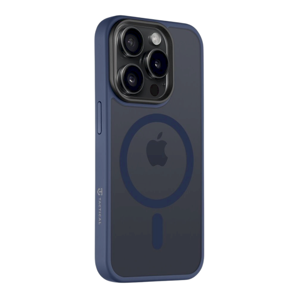 Обложка книги «Tactical MagForce Hyperstealth Cover Защитный чехол для iPhone 15 Pro / тёмно-синий»