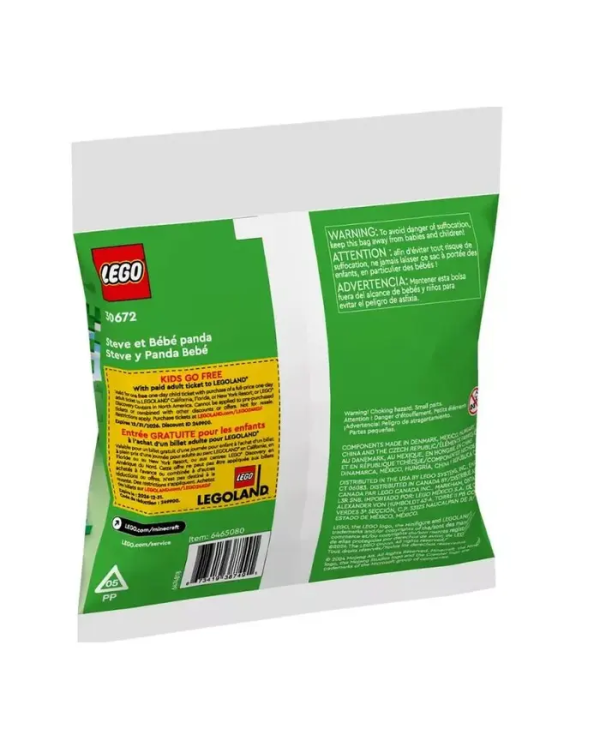 Lego Minecraft 30672 Steve and Baby Panda Конструктор