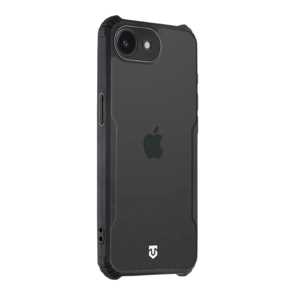 Tactical Quantum Stealth Cover Защитный чехол для Apple iPhone 16e / прозрачный/чёрный