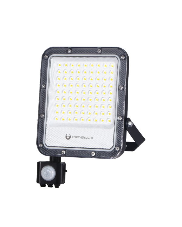 Forever Light Floodlight LED PROXIM+ LED Прожектор с датчиком движения 50W / 4000K / 7500lm / IP65 / 150lm/W