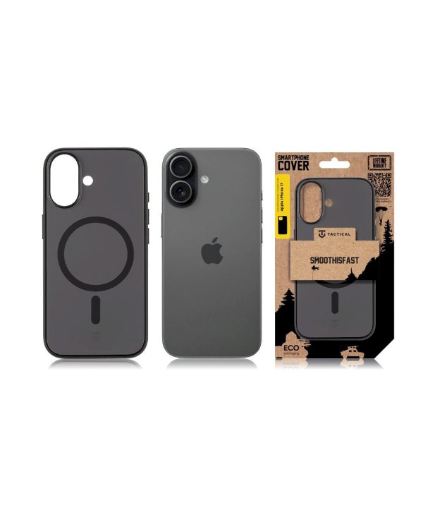 Tactical MagForce SmoothIsFast Cover Защитный чехол для Apple iPhone 17 / асфальт