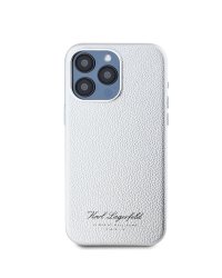 Karl Lagerfeld Grained PU Hotel RSG Case Защитный чехол для iPhone 15 Pro Max / серый