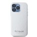 Karl Lagerfeld Grained PU Hotel RSG Case Защитный чехол для iPhone 15 Pro Max / серый