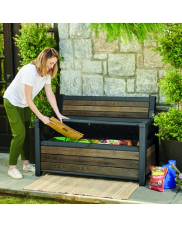 Keter 29213853 Ashwood 227L Скамья хранилище