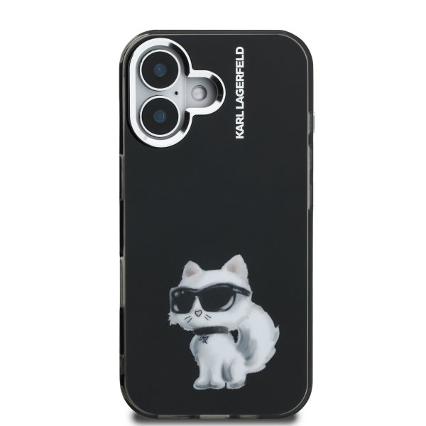 Karl Lagerfeld IML Aquarelle and Choupette Case Чехол для Apple iPhone 16