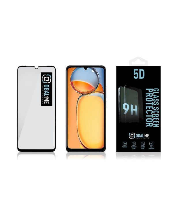 Дополнительное изображение книги «OBAL:ME 5D Glass Screen Protector Защитное стекло для Xiaomi Redmi 13C 4G/5G/Poco C65 / чёрный»