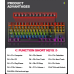 RoGer K80 Игровая Проводная Механическая клавиатура RGB / USB