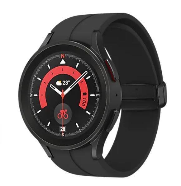 Обложка книги «Samsung Galaxy R925 Watch 5 Pro 45mm LTE Умные часы / Titanium Black»