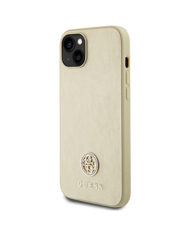 Guess Strass Metal Logo Back Case Защитный Чехол для Apple iPhone 15 Plus