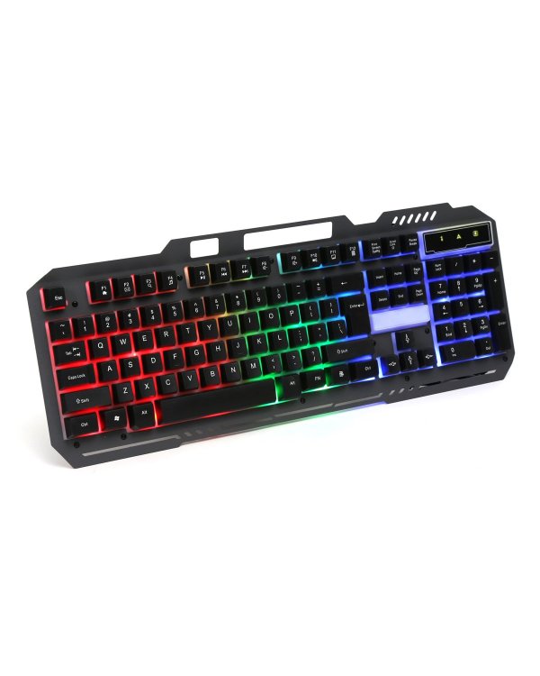 Varr VGK100B Multimedia Metal Gaming RGB ПК USB Клавиатура