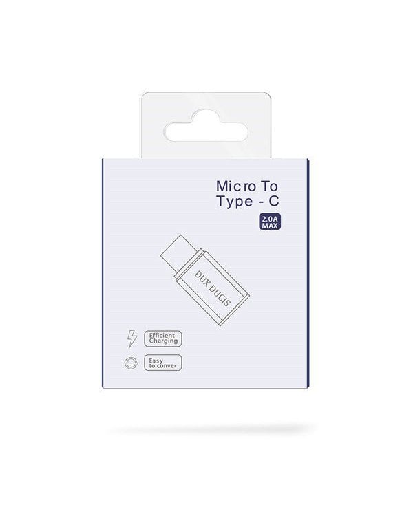 Dux Ducis Универсальный Адаптер Micro USB к USB Type-C Подключение Black (EU Blister)