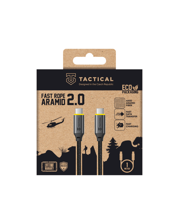 Дополнительное изображение книги «Tactical Fast Rope Aramid 2.0 USB-C/USB-C Кабель 1m»