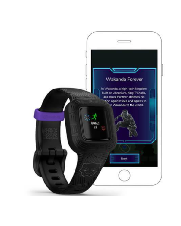 Garmin Vivofit® jr. 3 Marvel Black Panther Умные часы
