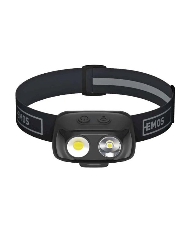 Emos COB LED P3542 Перезаряжаемый налобный фонарь 500lm / 130m / 1200mAh