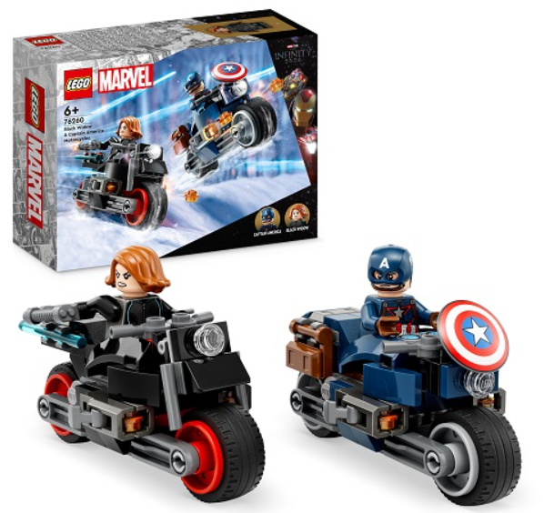 LEGO 76260 Black Widow & Captain America Motorcycles Конструктор
