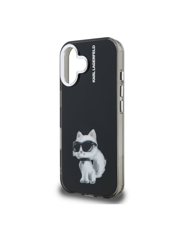 Karl Lagerfeld IML Aquarelle and Choupette Case Чехол для Apple iPhone 16