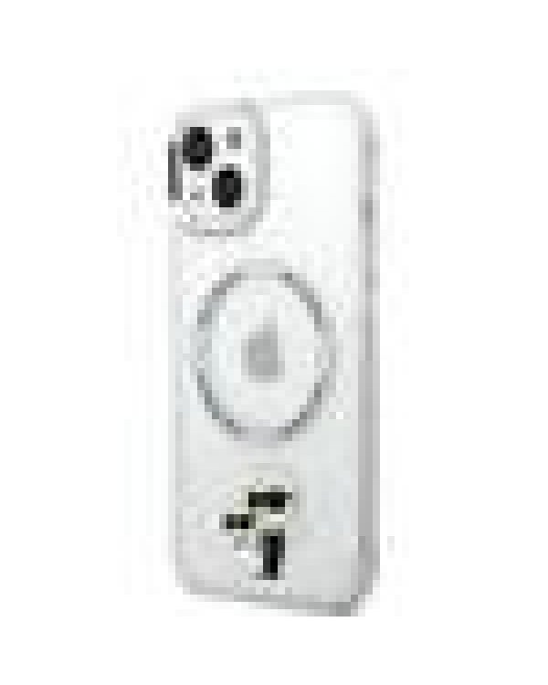 Karl Lagerfeld IML Karl and Choupette MagSafe Case Защитный чехол для iPhone 15 / прозрачный