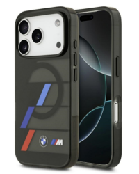 BMW M IML Metal Buttons Tricolor Lines MagSafe Case Защитный Чехол для Apple iPhone 17 Pro Max