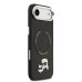 Karl Lagerfeld PU Karl and Choupette Heads Pins MagSafe Case Защитный чехол для iPhone Air / чёрный
