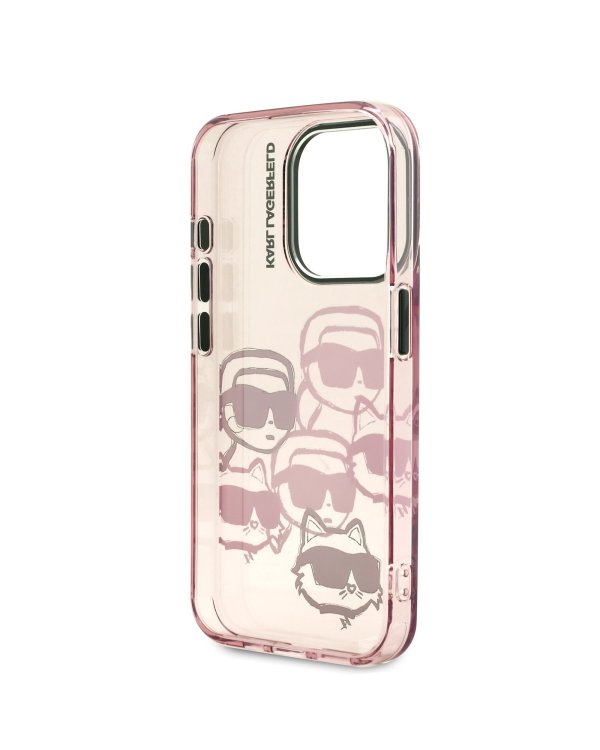 Karl Lagerfeld IML Multi K&CH Heads Case Чехол для Apple iPhone 15 Pro Max