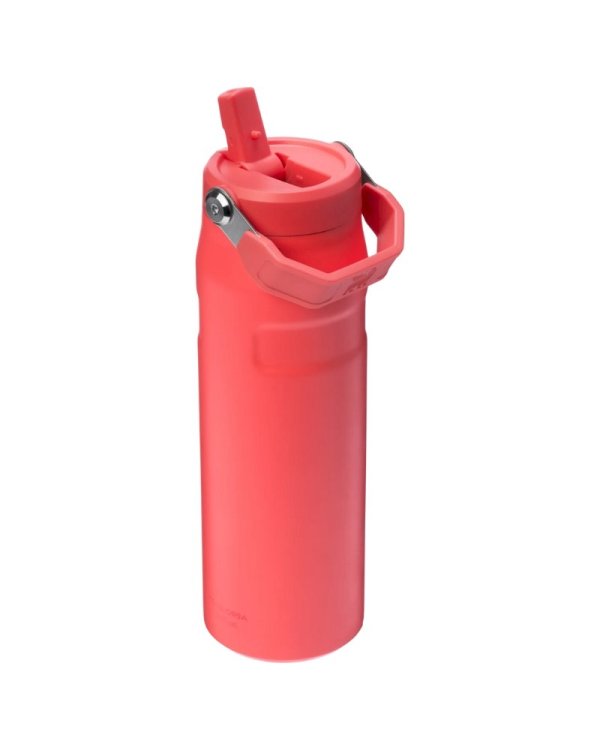 Stanley The IceFlow Bottle Flip Straw 2.0 Термобутылка c Трубочкой 0.7L Coral red-orange