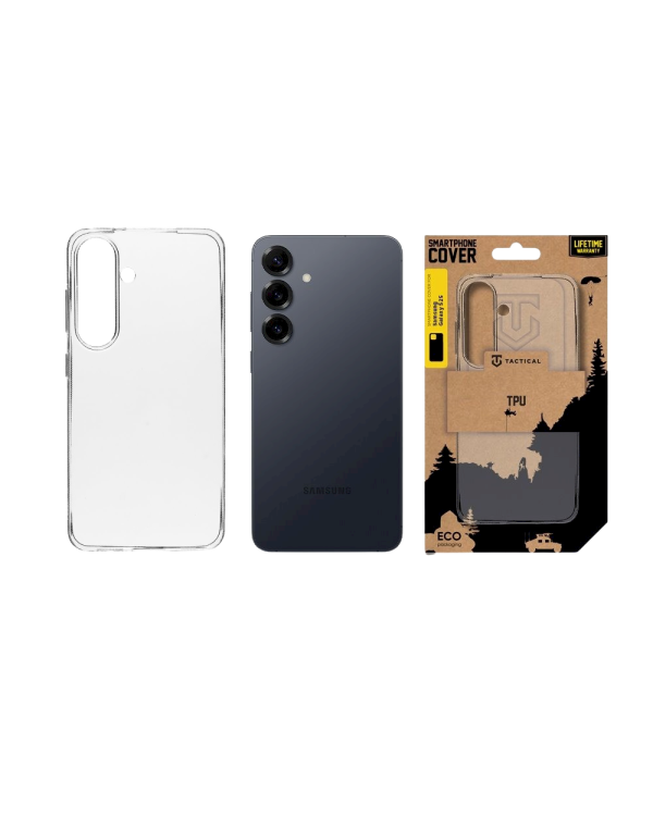 Tactical TPU Cover Защитный чехол для Samsung Galaxy S25 / прозрачный