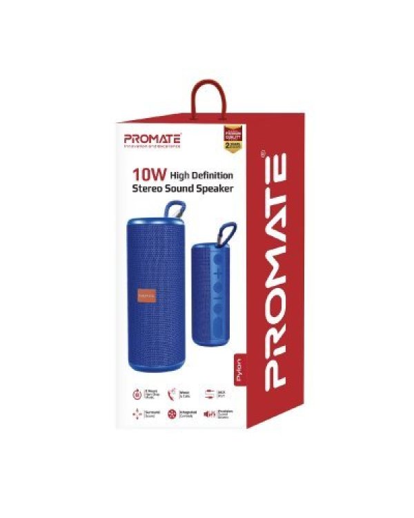 Promate Pylon Bluetooth 5.0 Портативная Колонка Синий