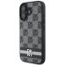 DKNY Checkered Pattern & Printed Stripes Защитный Чехол для Apple iPhone 16
