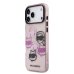 Karl Lagerfeld IML Multi K&CH Heads Защитный чехол для iPhone 17 Pro Max / розовый