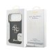 Guess PU Grained 4G Logo Stand Camera Frame Case Защитный чехол для iPhone 17 Pro Max / чёрный