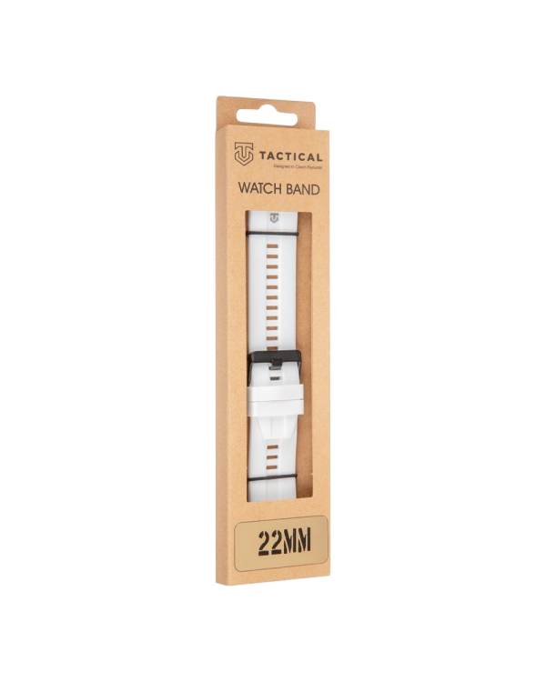 Tactical Quick Release Silicone Band Ремешок для часов 22mm / белый