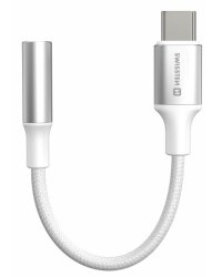 Swissten Textile USB-C нa 3.5 mm Аудио Адаптер 15cm