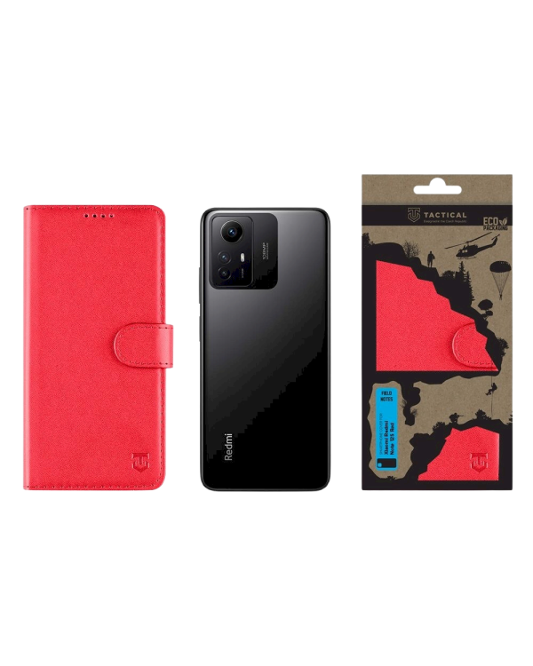 Tactical Field Notes Защитный чехол для Xiaomi Redmi Note 12S / красный
