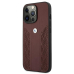 BMW BMHCP13LRSPPR Back Case Кожанный Чехол для телефона Apple iPhone 13 / 13 Pro