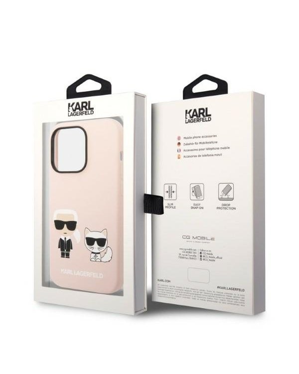Karl Lagerfeld KLHMP14LSSKCI Чехол для Apple iPhone 14 Pro