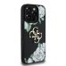 Guess PU Grained Roses 4G Metal Logo Case Чехол для Apple iPhone 16 Pro