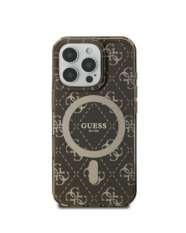 Guess IML 4G Background MagSafe Защитный Чехол для Apple iPhone 16 Pro Max