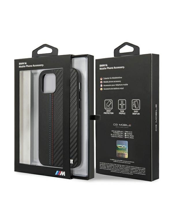 BMW BMHCP12LMCARBK M Collection Carbon Back Case Чехол для телефона Apple iPhone 12 Pro Max