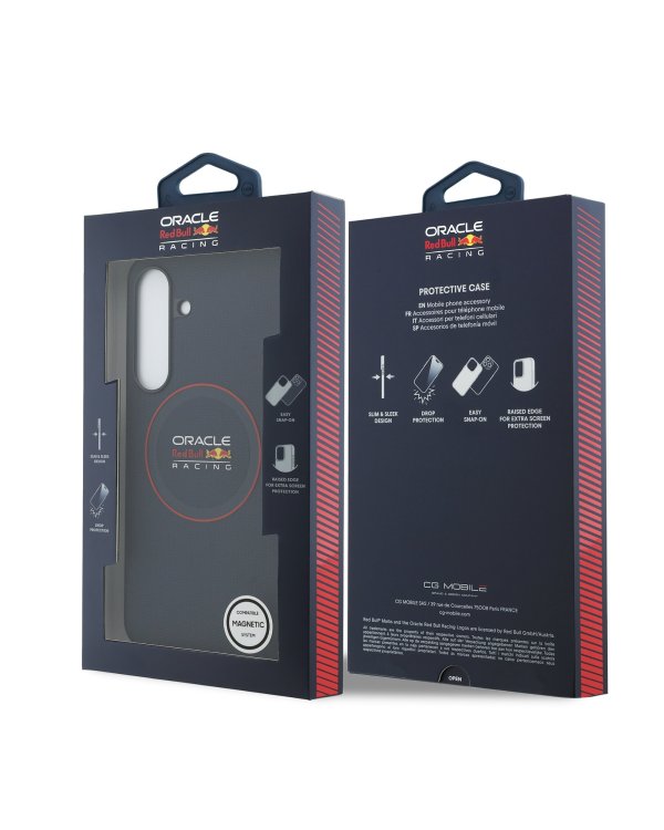 Red Bull PU Leather Red Ring MagSafe Case Чехол для Samsung Galaxy S25 FE