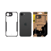 Tactical Quantum Stealth Cover Защитный чехол для Apple iPhone 16e / прозрачный/чёрный