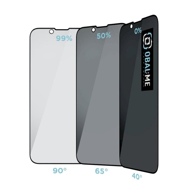 Обложка книги «OBAL:ME Privacy 5D Glass Screen Protector Защитное стекло для Apple iPhone 13 Mini / чёрный»