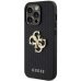 Guess Leather Perforated 4G Glitter Logo Back Case Защитный Чехол для Apple iPhone 15 Pro