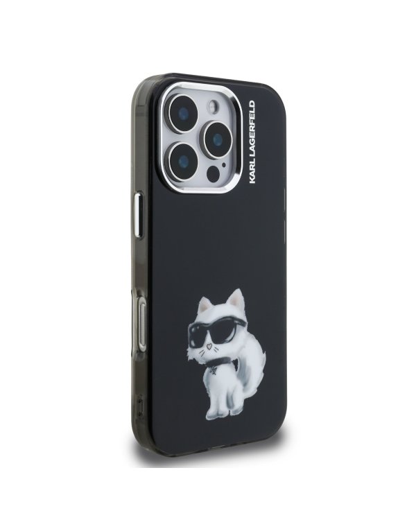Karl Lagerfeld IML Aquarelle and Choupette Case Чехол для Apple iPhone 16 Pro Max